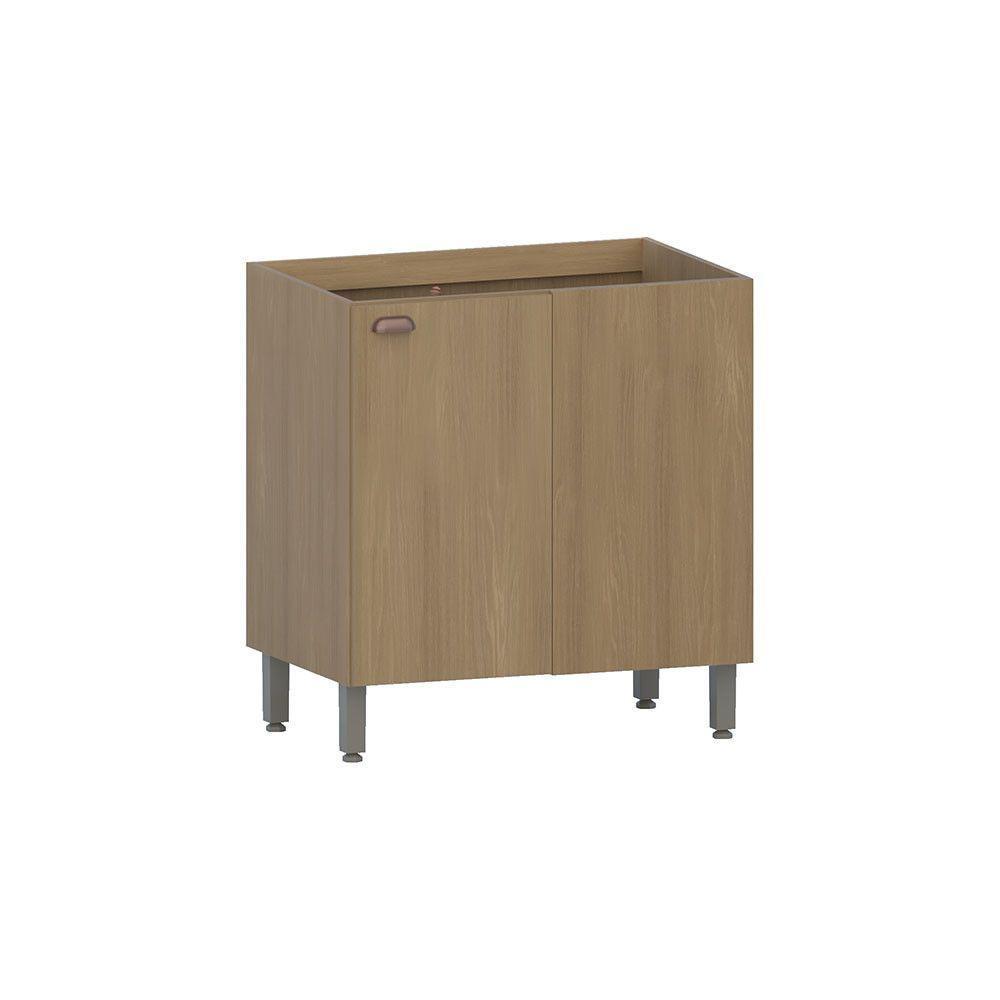 Balcão Canto Reto 80cm 1 Porta Sem Tampo Classic Luciane Freijó/freijó Brasil - 1