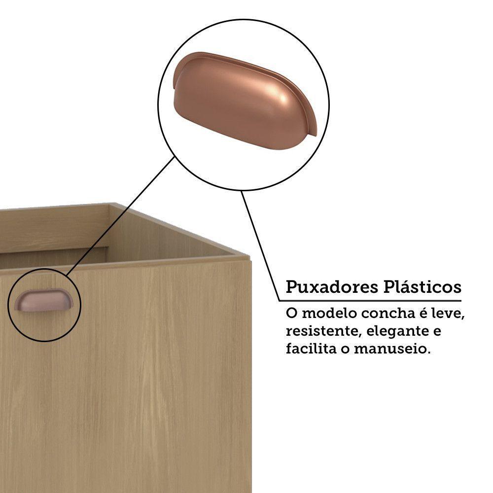 Balcão De Cozinha Sem Tampo 80cm 1 Porta E 1 Gavetão Classic Freijó/freijó Brasil - 2