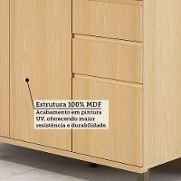 Balcão Cozinha Pia 120cm 3 Pt E 2 Gav S/ Tampo Aura Luciane Carvalho - 5