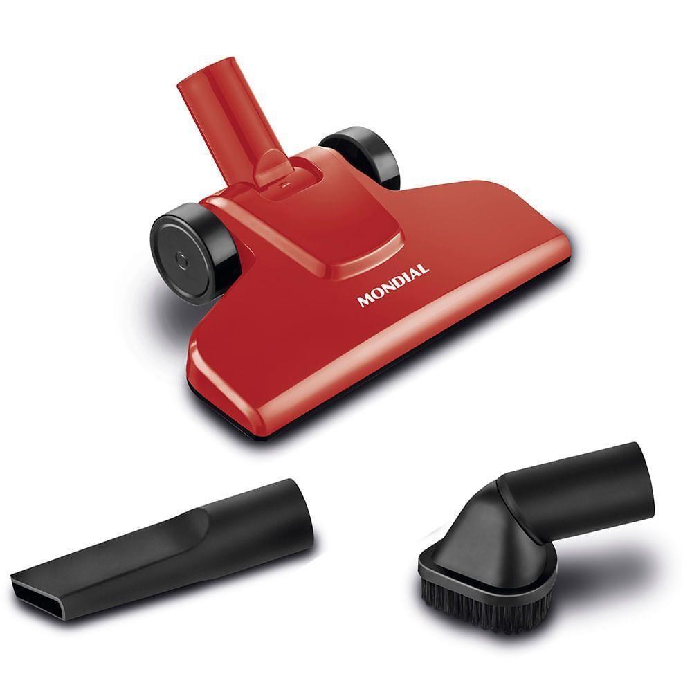 Aspirador De Pó Mondial Turbo Cycle Vermelho preto AP-36 220V - 8