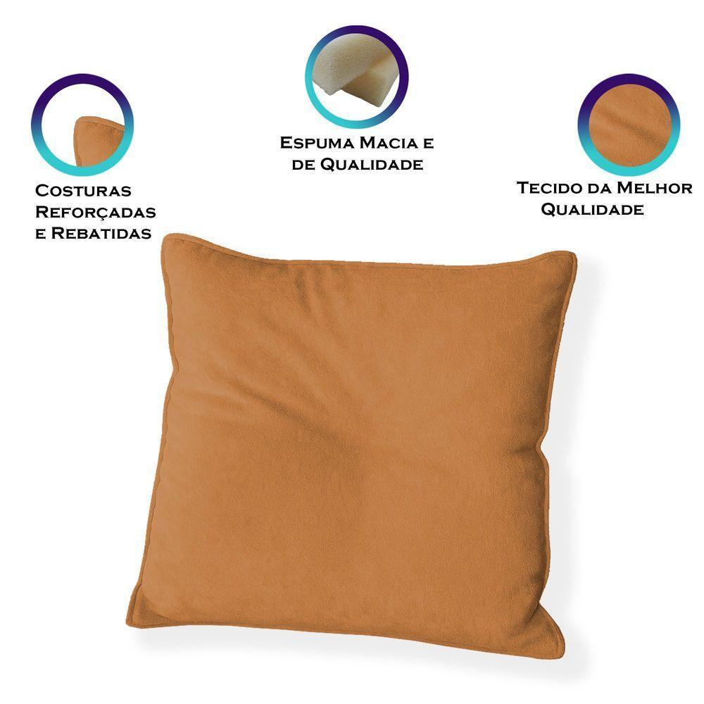 Kit 2 Capas Para Almofada Quadrada Boucle 40x40cm - 7 Decor Terracota - 3