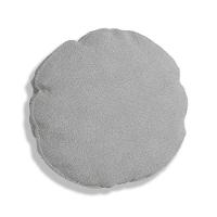 Capa Para Almofada Redonda Boucle 40x40cm - 7 Decor Prata - 1