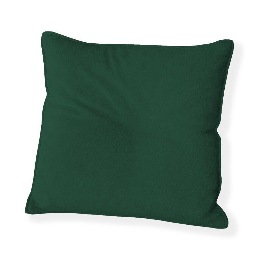 Capa Para Almofada Quadrada Boucle 40x40cm - 7 Decor Verde Escuro - 1
