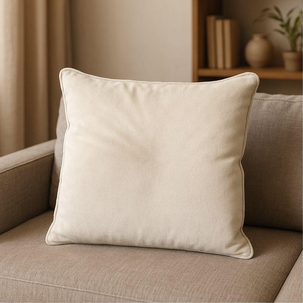 Capa Para Almofada Quadrada Boucle 50x50cm - 7 Decor Azul Marinho - 2