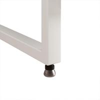 Kit 2 Mesas De Cabeceira Industrial Marrocos Ferro Branco E Tampo Freijó - 5