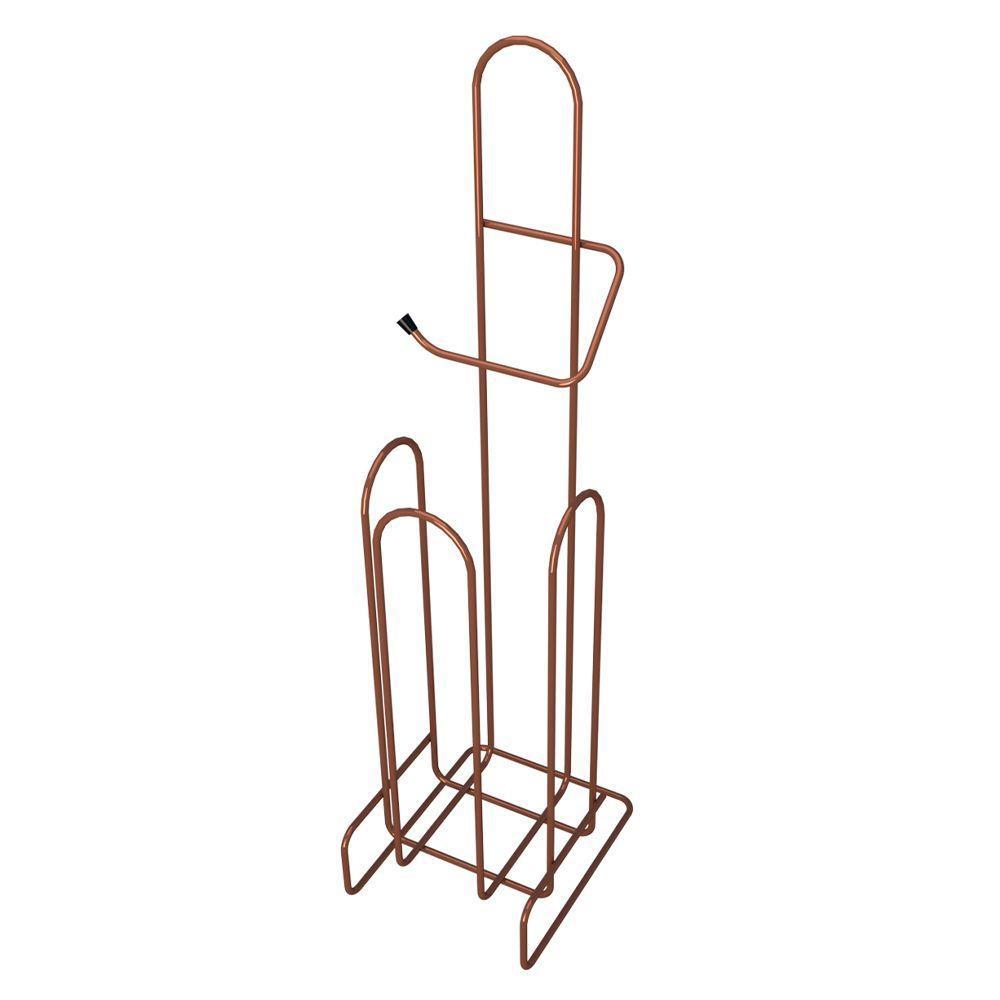 Kit 2 Porta Papel Higiênico De Chão Isabela Cobre - 5