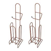 Kit 2 Porta Papel Higiênico De Chão Isabela Cobre - 1