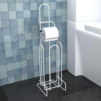 Porta Papel Higiênico De Chão Isabela Branco - 1