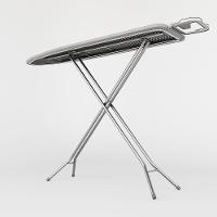 Tábua De Passar Roupas Dobrável Lyon Com Tecido Térmico E Porta Ferro Prata - 3