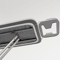 Tábua De Passar Roupas Dobrável Lyon Com Tecido Térmico E Porta Ferro Prata - 6