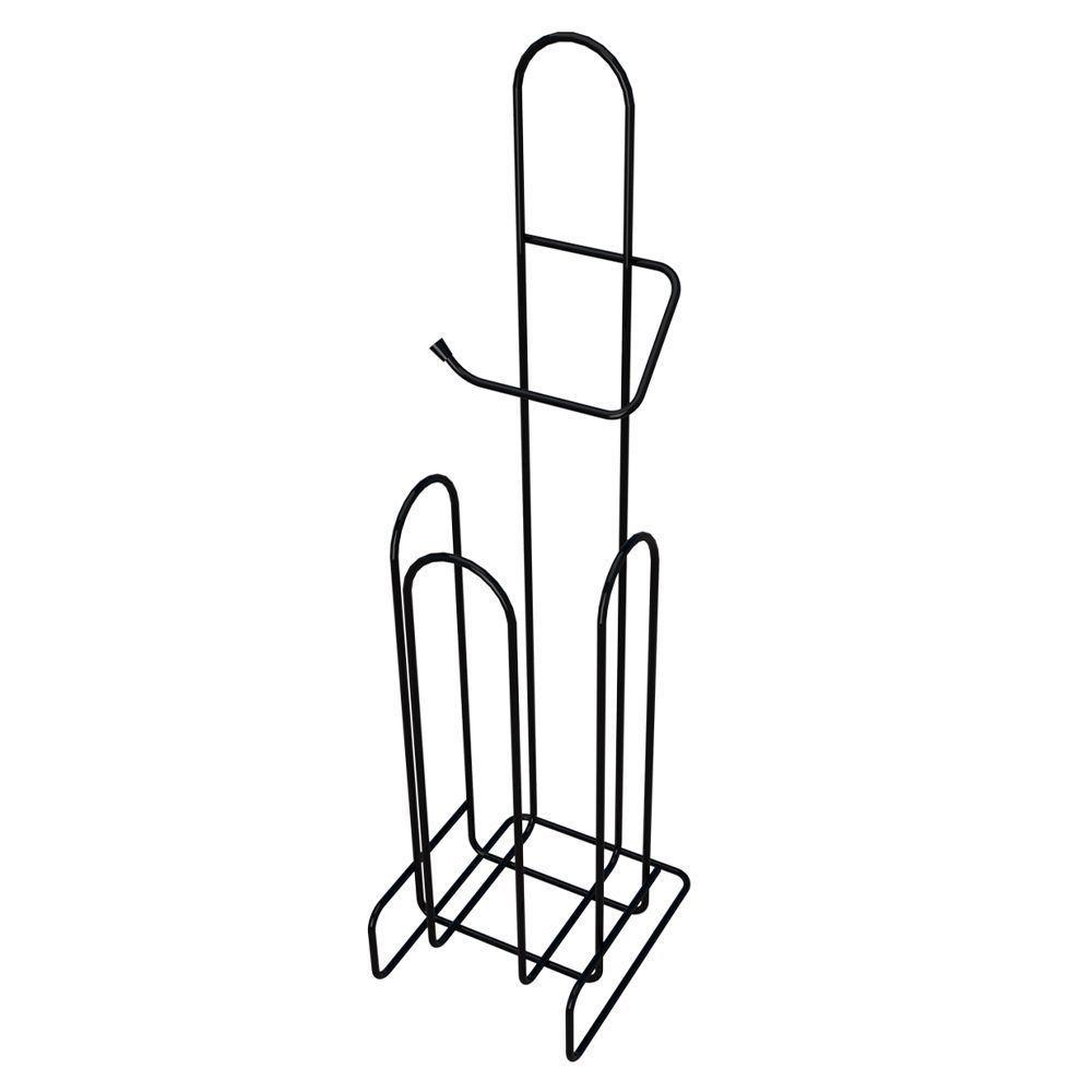 Porta Papel Higiênico De Chão Isabela Preto - 4