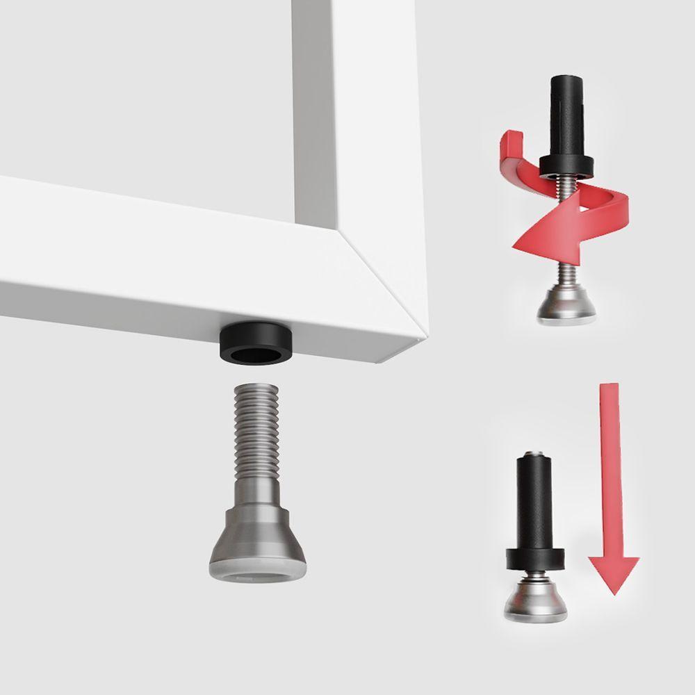 Mesa Escritório Berlim Industrial Com Prateleira Ferro Branco Tampo 110x46 Amêndoa - 3