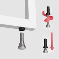 Mesa Escritório Berlim Industrial Com Prateleira Ferro Branco Tampo 110x46 Amêndoa - 3