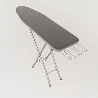 Tábua De Passar Roupas Dobrável Isabela Com Tecido Térmico E Porta Ferro Prata - 2
