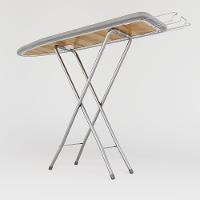 Tábua De Passar Roupas Dobrável Isabela Com Tecido Térmico E Porta Ferro Prata - 3