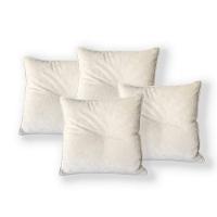 Kit 4 Capas Para Almofada Quadrada Boucle 40x40cm - 7 Decor Bege - 1