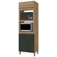 Torre Quente Dinamarca 70cm 2 Fornos 3 Portas Castani-chumbo - Indékes Castani-chumbo - 1