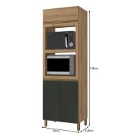 Torre Quente Dinamarca 70cm 2 Fornos 3 Portas Castani-chumbo - Indékes Castani-chumbo - 3