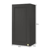 Armário Aéreo Firenze 40cm 1 Porta Chumbo - Indékes Chumbo - 3