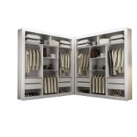 Closet Berlim Premium 8 Gavetas Convencional Rufato Branco - 1