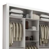 Closet Berlim Premium 8 Gavetas Convencional Rufato Branco - 2