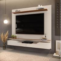 Painel Para Tv 60 Pol 2 Portas 160 Cm Levi Off White Freijo Dj Moveis Off White Freijo - 7