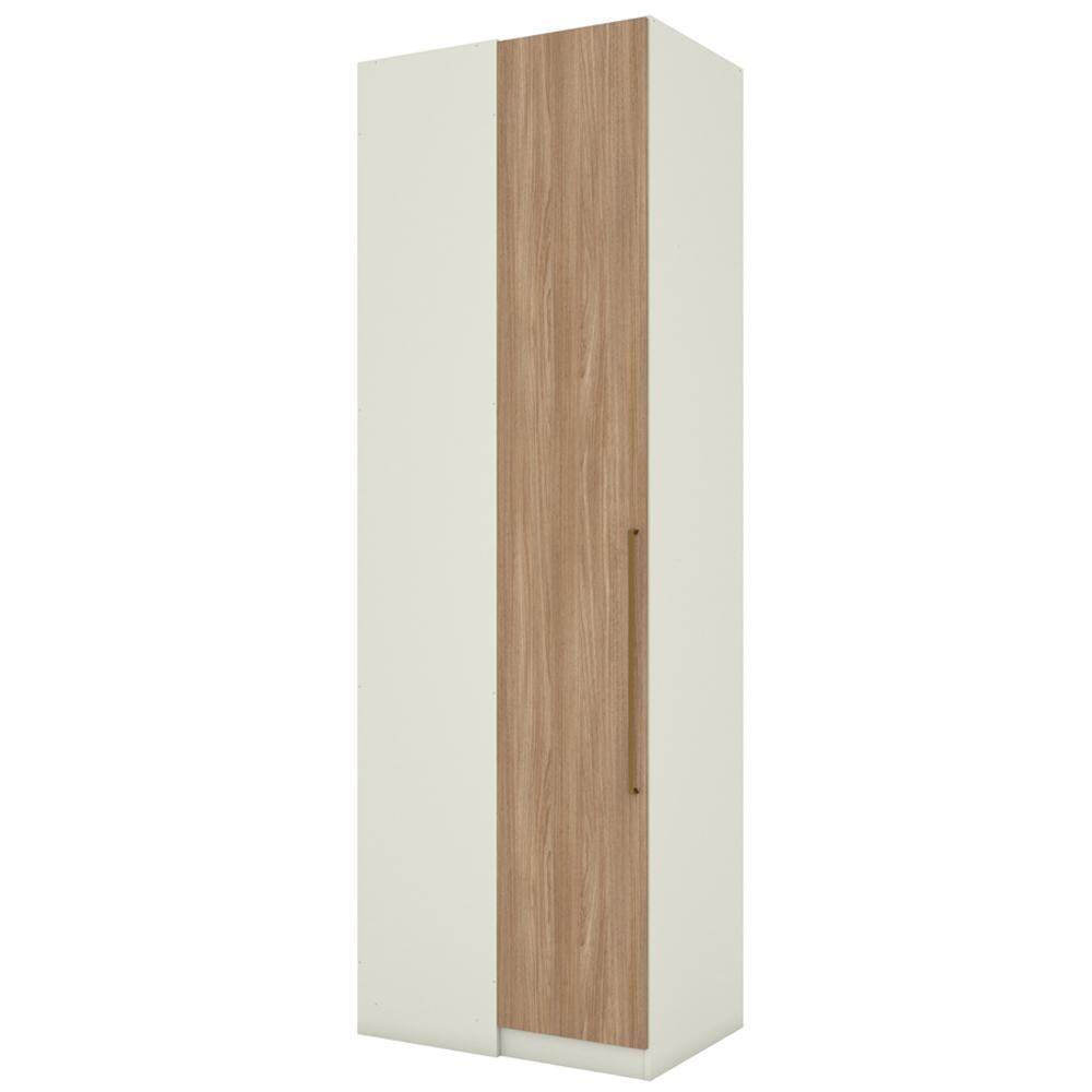 Canto Reto Modulado 1 Porta 241x80 Cm Seletto Areia Jequitiba Henn Areia Jequitiba - 1