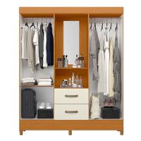 Guarda Roupa Capelinha Mobi 4 Portas Cinamomo-off White - Móveis Albatroz Cinamomo-off White - 3