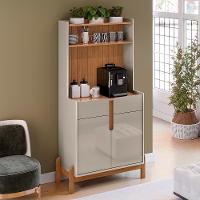 Aparador Cantinho Do Café Lizz 2 Portas E 2 Gavetas Off White-cedro - Casa D Off White-cedro - 2