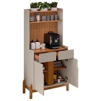 Aparador Cantinho Do Café Lizz 2 Portas E 2 Gavetas Off White-cedro - Casa D Off White-cedro - 3