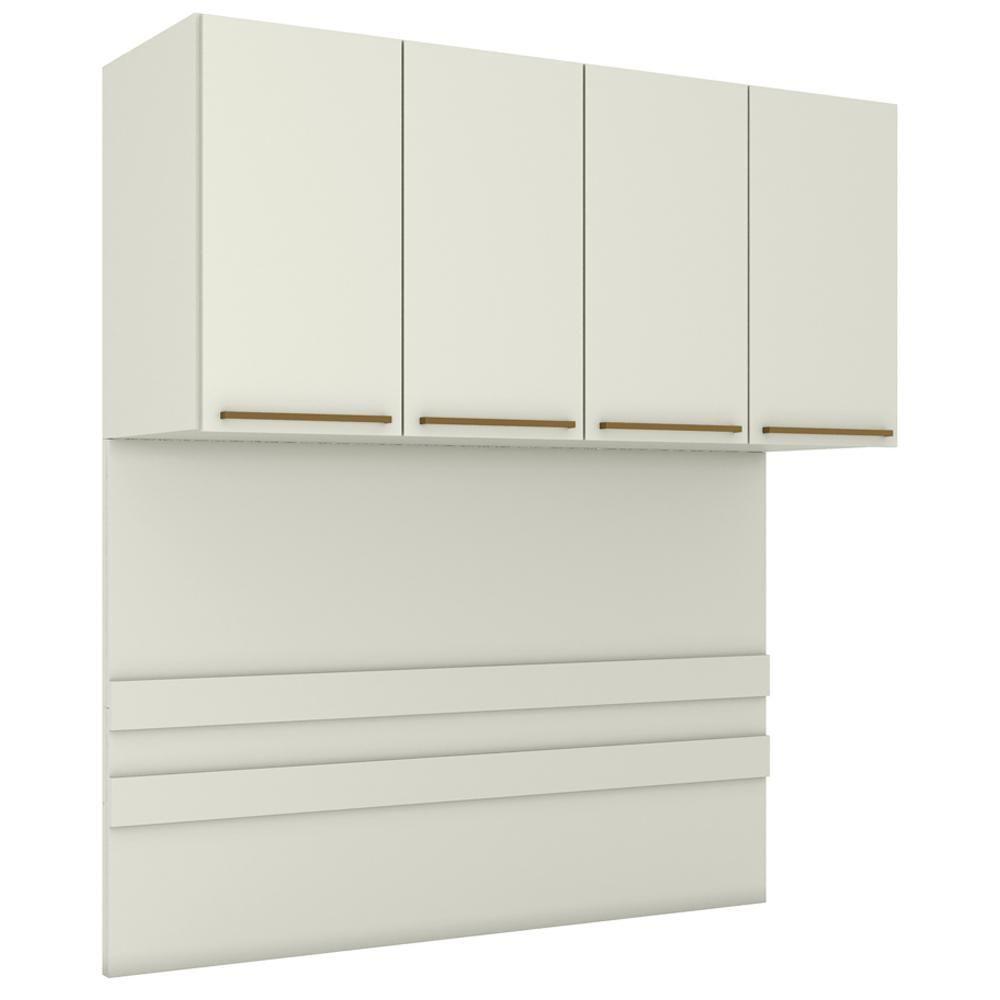 Ponte Casal Modulado 4 Portas 185x165 Cm Seletto Areia Henn Areia - 1