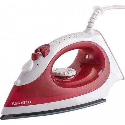Ferro a Vapor Agratto Bravo FC-01 1250W Base Cerâmica Antiaderente Vermelho 110V