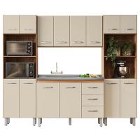 Cozinha Modulada Completa 4 Peças Mara Savana Off White Moblis - 1