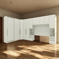 Quarto Casal Modulado Completo 6 Pecas Seletto Areia Henn Areia - 2