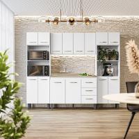 Cozinha Modulada Completa 4 Peças Mara Branco Moblis - 6