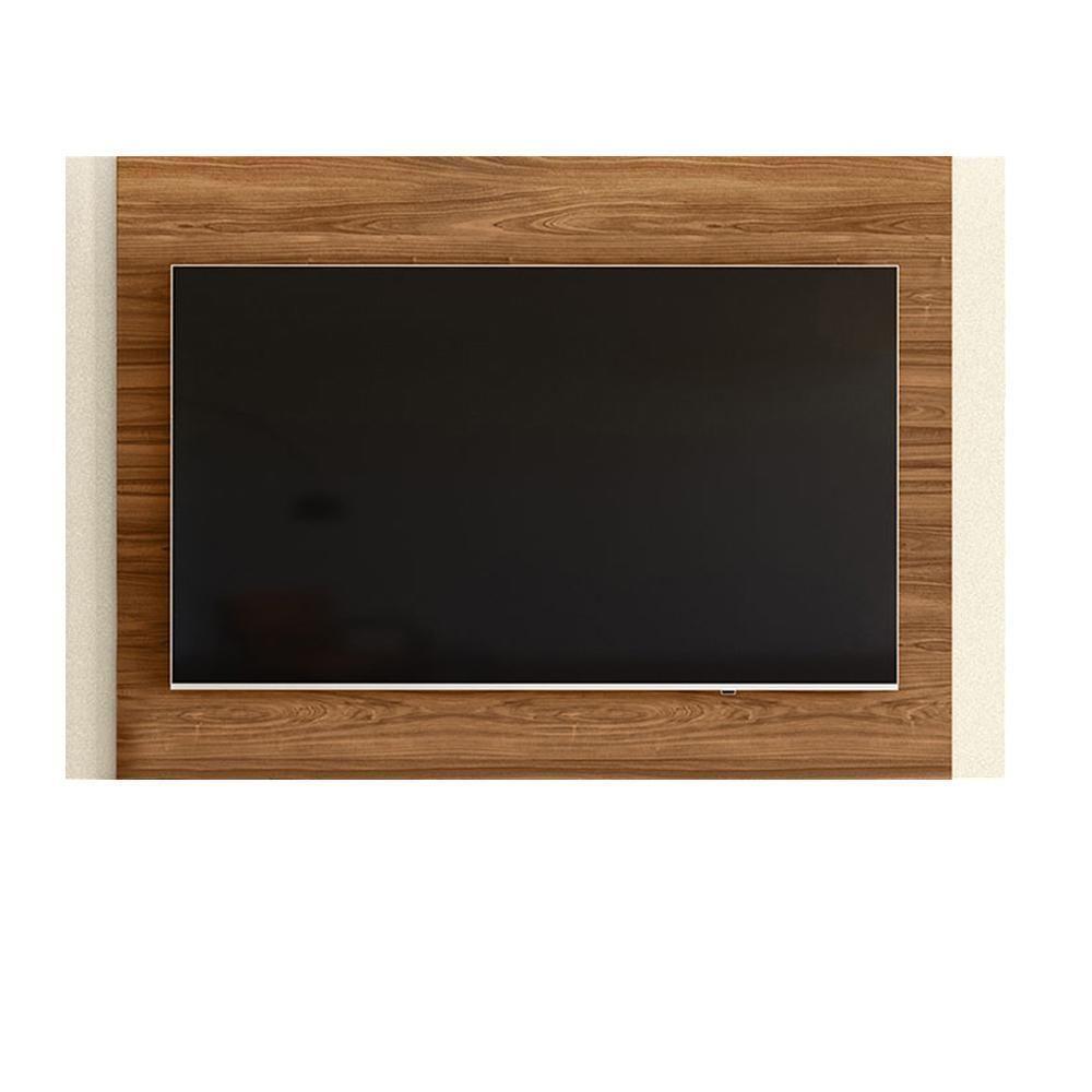 Painel Extensível Fresno Cinamomo Mel-pérola Metalizado Para Tv Até 60? - Mobler Cinamomo Mel-pérola Metalizado - 1