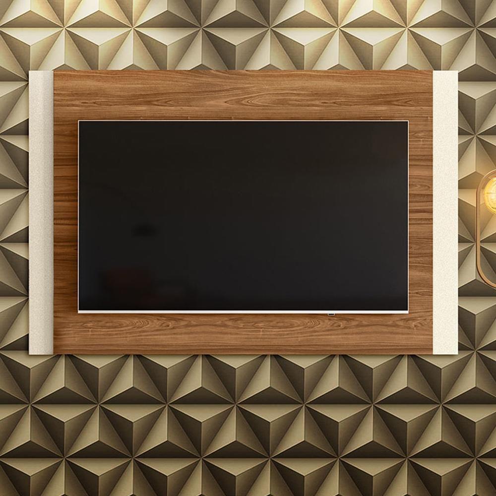 Painel Extensível Fresno Cinamomo Mel-pérola Metalizado Para Tv Até 60? - Mobler Cinamomo Mel-pérola Metalizado - 2