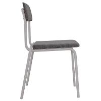 Kit 06 Cadeiras Estofada Para Sala De Jantar Sense Branco C01 Linho Prata - Lyam Decor - 8