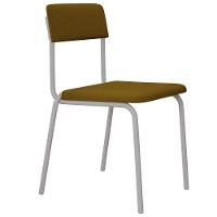 Kit 06 Cadeiras Estofada Para Sala De Jantar Sense Branco C01 Linho Mostarda - Lyam Decor - 6