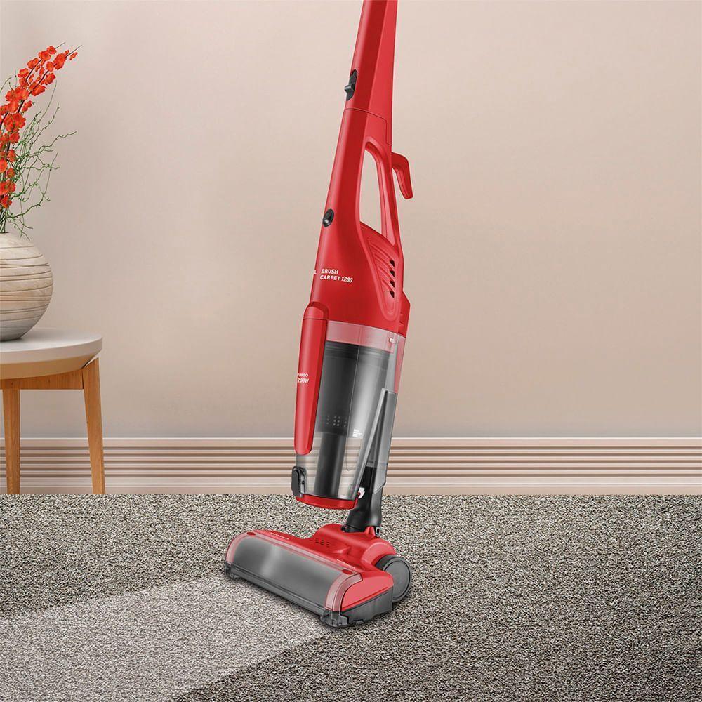 Aspirador De Pó Mondial Brush Carpet 1200 220v Vermelho - 4