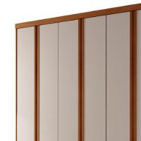 Guarda Roupa Casal Boston 6 Portas Com Pés Moderna Imbuia/off White - 8