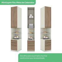 Quarto Casal Modulado 6 Pecas Seletto Areia Jequitiba Henn Areia Jequitiba