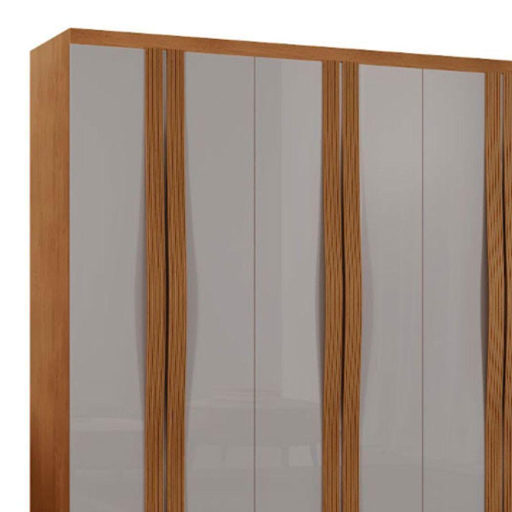 Guarda Roupa Casal Dunas Com 8 Portas E 4 Gavetas Moderna Naturalle/off White - 7