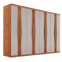 Guarda Roupa Casal Dunas Com 8 Portas E 4 Gavetas Moderna Naturalle/off White - 2