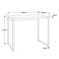 Mesa Kuadra Office 90x60x75cm Nogal - 2