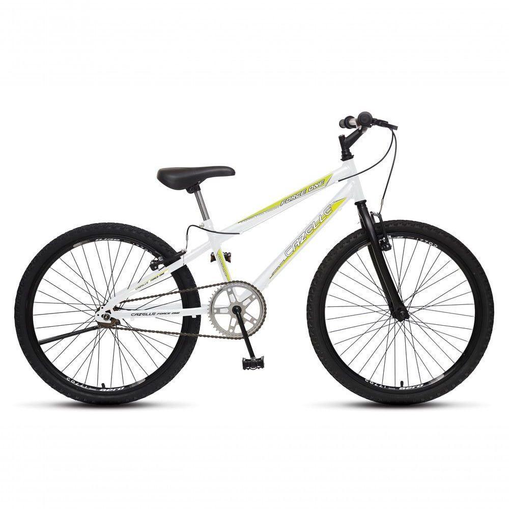 Bicicleta Force 1 Aro 24 Sem Marchas Freios V-brake Branco - 1