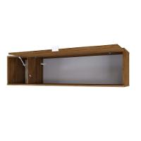 Armário Aéreo Com Nicho E Porta Basculante 35x135x35cm Wlnp135 Lâmina Mel Branco - 5