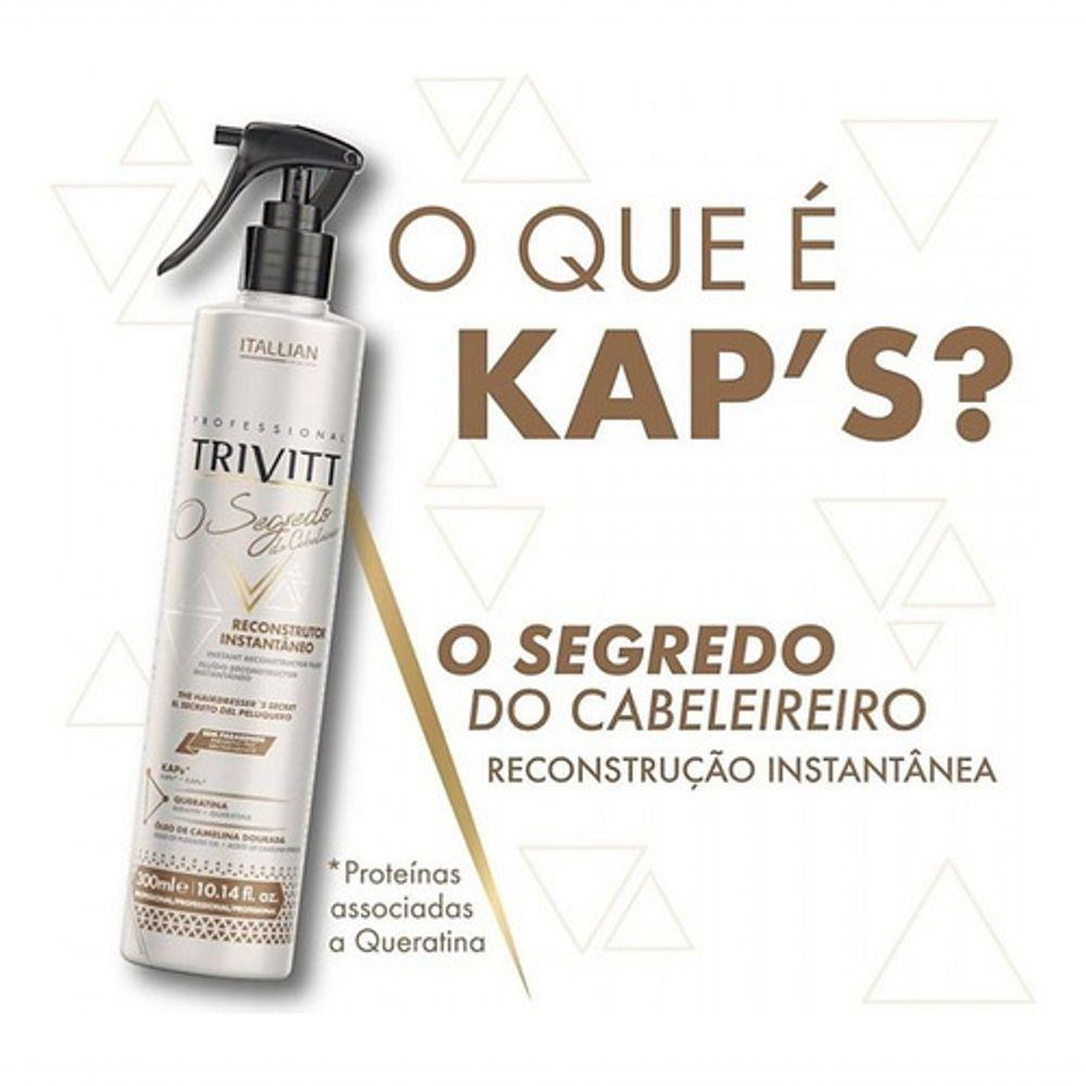 O Segredo Do Cabelereiro - Reconstrutor Capilar Istantâneo 300ml Trivitt - 3