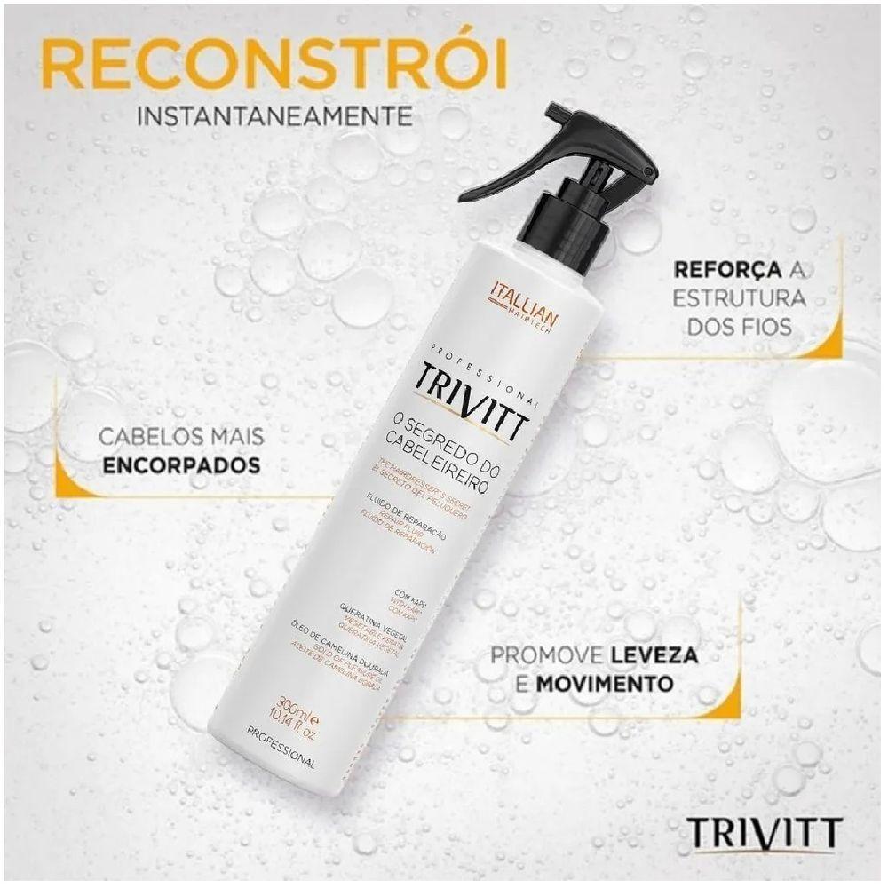O Segredo Do Cabelereiro - Reconstrutor Capilar Istantâneo 300ml Trivitt - 10