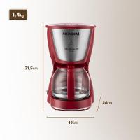 Cafeteira Elétrica Dolce Arome C-32-32x-r 127v-vermelho/inox - 2